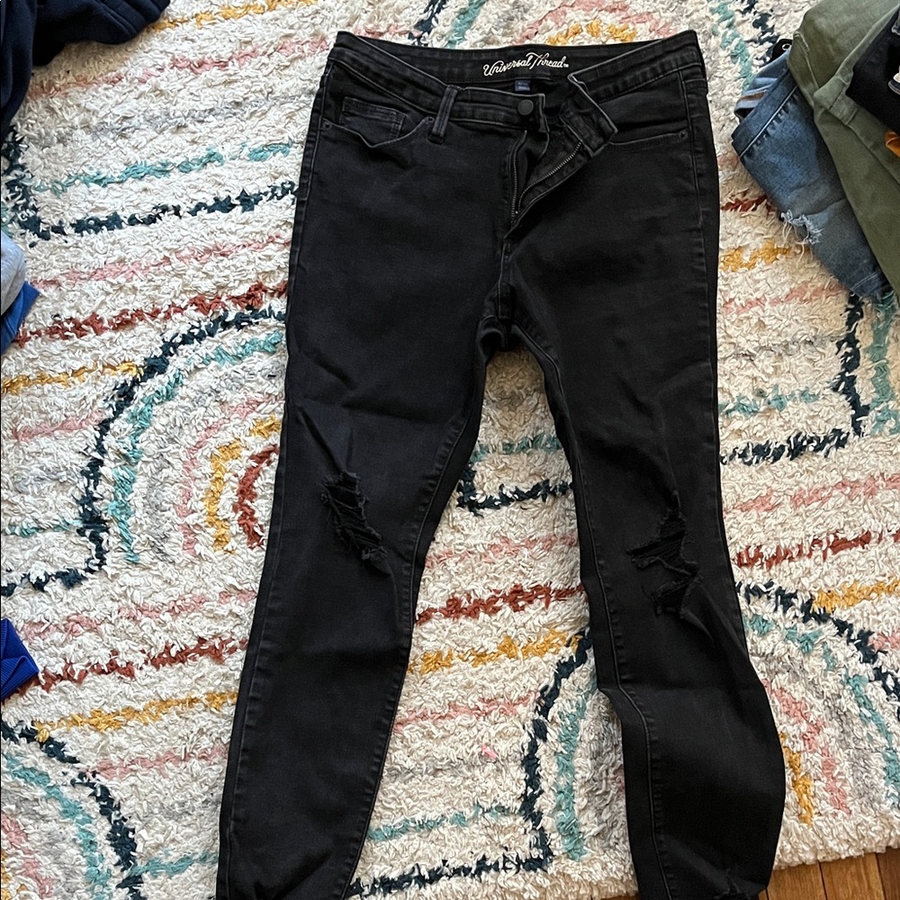Universal Thread Women's Black Skinny Jeans